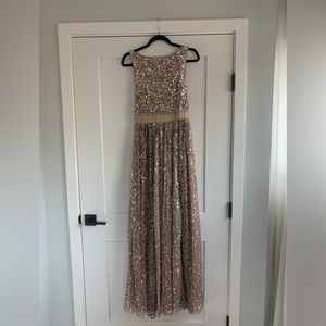 Maya long sequin dress
